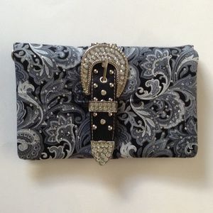 Western Clutch Handbag Wallet Crossbody Belt style